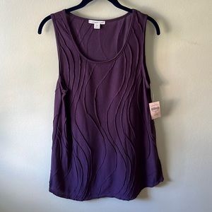 Coldwater Creek Sleeveless Top, NWT, size M